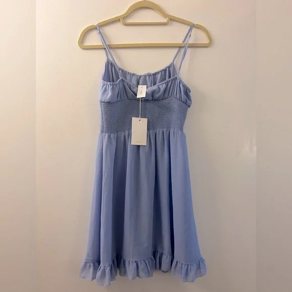 NWT ARITZIA Wilfred Genoa Mini Dress - Iris - Picture 4 of 7